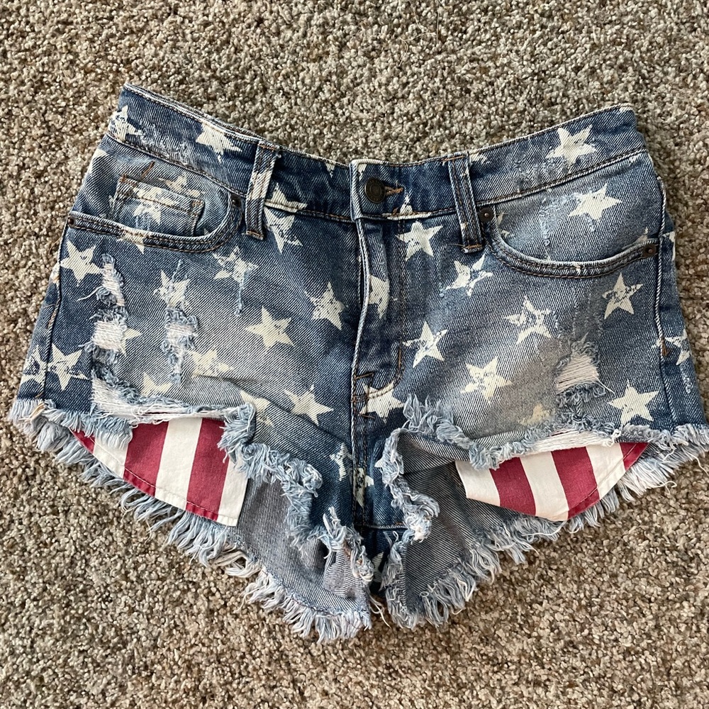 American Flag Shorts